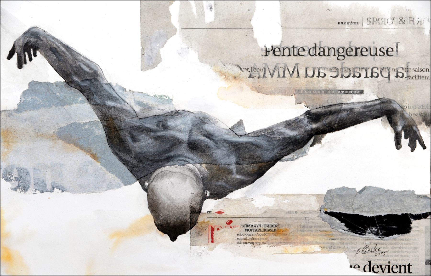 Bruce Clarke-Pente dangereuse-Galerie Sultan