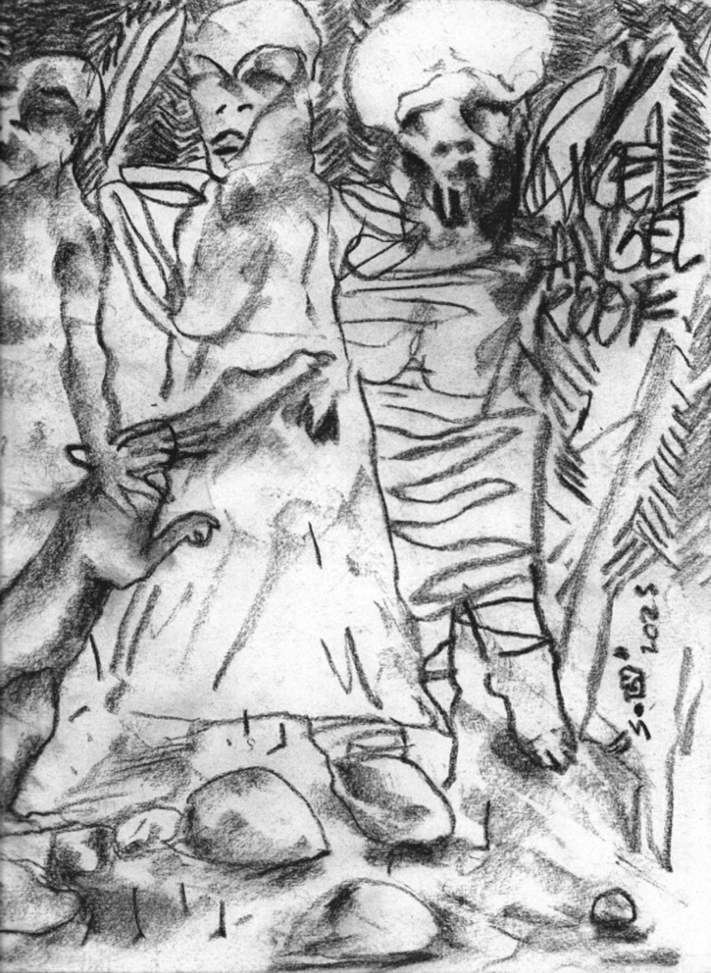 SolyCissé_Dessin_2023_Reconstruct_II-Galerie Sultan