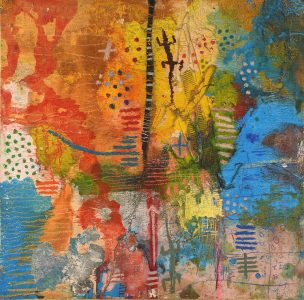 TCHIFF-Le survol - 100 x 100 - 2013 -Galerie Sultan